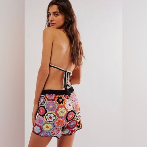 Oceanus Ava Crochet Shorts - Picture 4 of 8